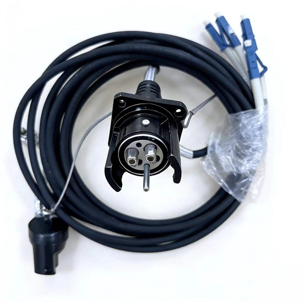 Is the fiber optic cable sheath made of heat shrink tubing 