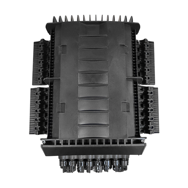 How long should the fiber stripping length be at the end of the meltblown fiber tray 