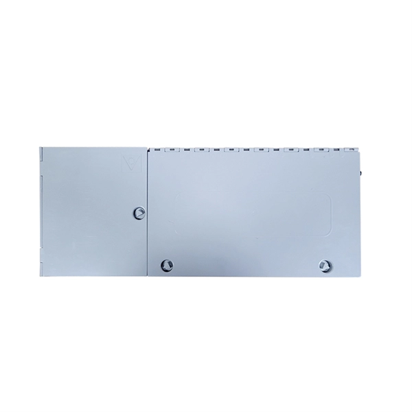 Close the plastic electrical distribution box
