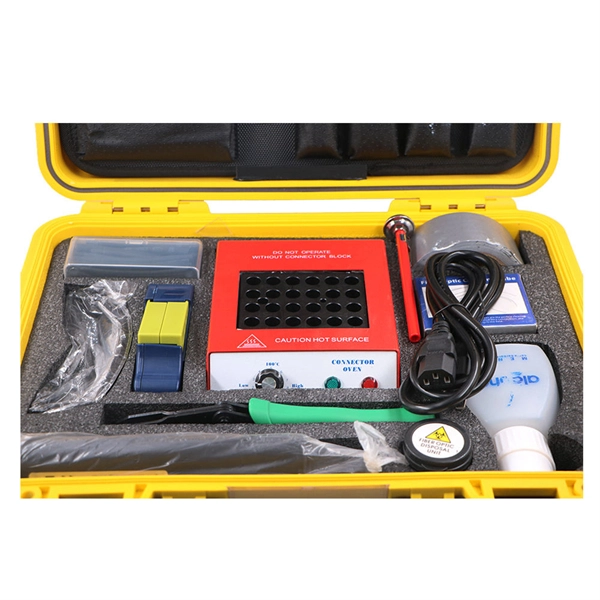 What type of steel strand is used for fiber optic cable installation 